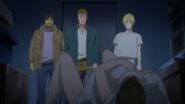 Ash, Shunichi, and Max notice a nurse and a docter making out