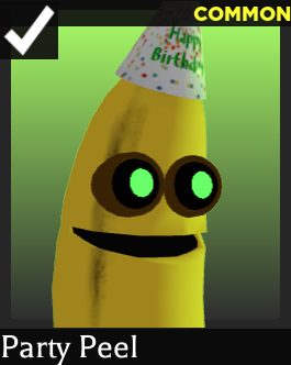 Party Peel Banana Eats Wiki Fandom - roblox party hat wiki