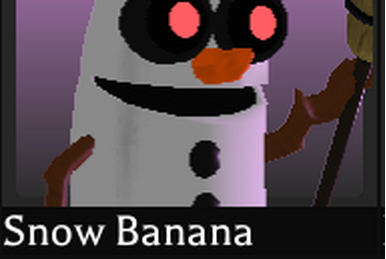 Snow Banana Jumpscare - Roblox Banana Eats 