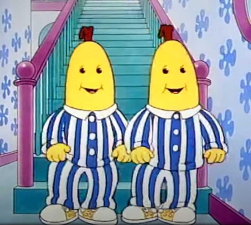 funny bananas in pajamas