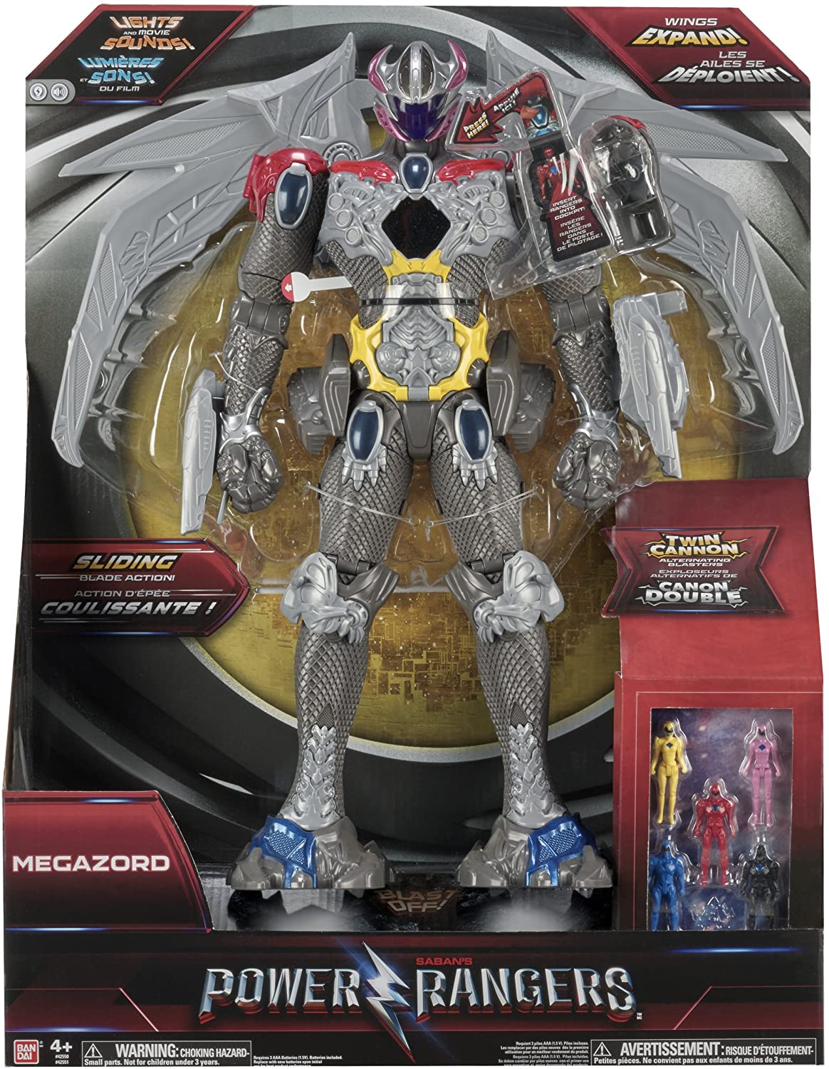 Power rangers 2017 store megazord toy