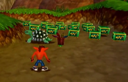 Черепаха из демо-версии Crash Twinsanity