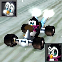 CTR - игровая модель и иконки (обычная и японская).