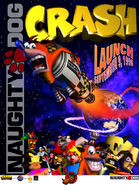 "Crash Bandicoot: Launch" Рекламный плакат