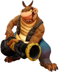 クラッシュバンディクー フィギュア ディンゴダイル Dingo Dile クラッシュ・バンディクー アクション・フィギュア ディンゴダイル
