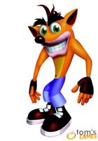 Рендер Крэша из Crash Bandicoot 3