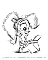 CrashBandicootCoco19a.jpg (51 КБ) Ранний дизайн Коко 6