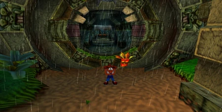 Крэшу холодно под дождём.