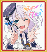 Bandori 7th Anniversary Mashiro Illustration by Garupa Staff