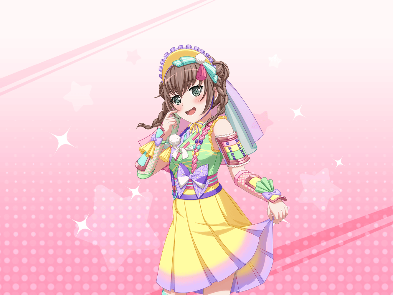 BanG Dream! Updates on X: RT @BandoriParty: 🇯🇵 Get a look at our next  gacha accompanying the Dreamy♪Pastel Road event! 🎗️ The featured 4☆ cards  for this Permanent b… / X
