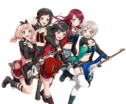 Bandori Afterglow logo sticker decal Bang Dream, afterglow bandori HD  wallpaper