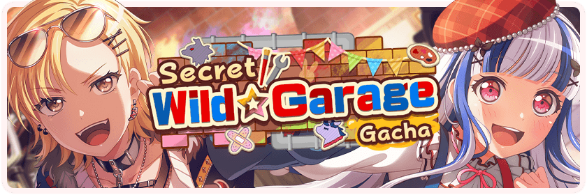 ☆ Bandori Party 🎸 on X: 🇯🇵 Our next gacha will be Secret Wild☆Garage!  The featured 4☆ cards for this Permanent banner will be Cool MASKING and  PAREO! 📕 Details ↓  #