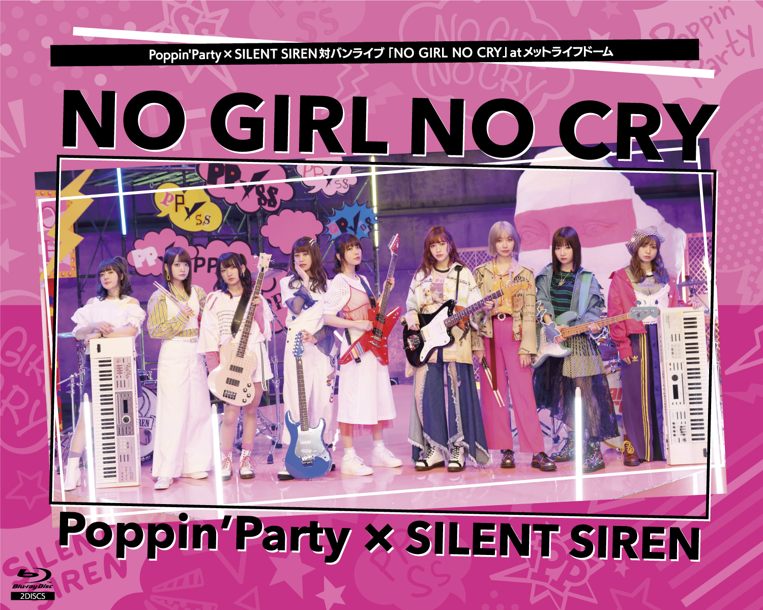 Poppin Party Silent Siren Versus Live No Girl No Cry Bang Dream Wikia Fandom