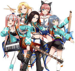 BanG Dream! Updates on X: The website for the 2nd season has been updated with character information and art from all 5 of the existing bands + RAISE A SUILEN! The actual