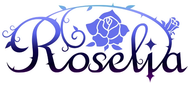 Roselia logo white outline