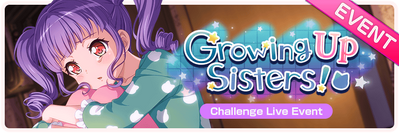 Growing Up Sisters! Worldwide Event Banner