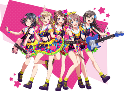 Introducing Poppin'Party from BanG Dream! Girls Band Party! 