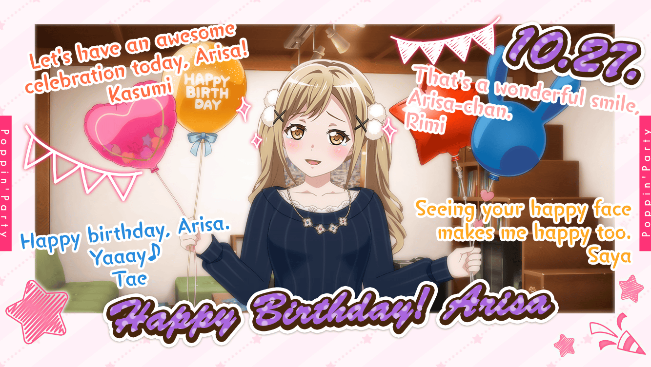 Tae's Special Birthday! - BanG Dream Girls Band Party