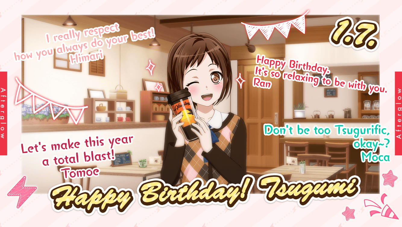 Misaki Birthday Card (Cool) - I Love BanG Dream