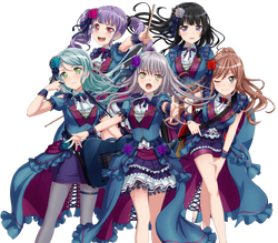 BanG Dream! Girls Band Party! All-female band Roselia Anime, Roselia,  fictional Character, chara, figurine png