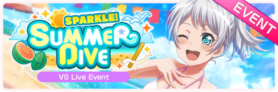 SPARKLE! SUMMER DIVE Worldwide Event Banner
