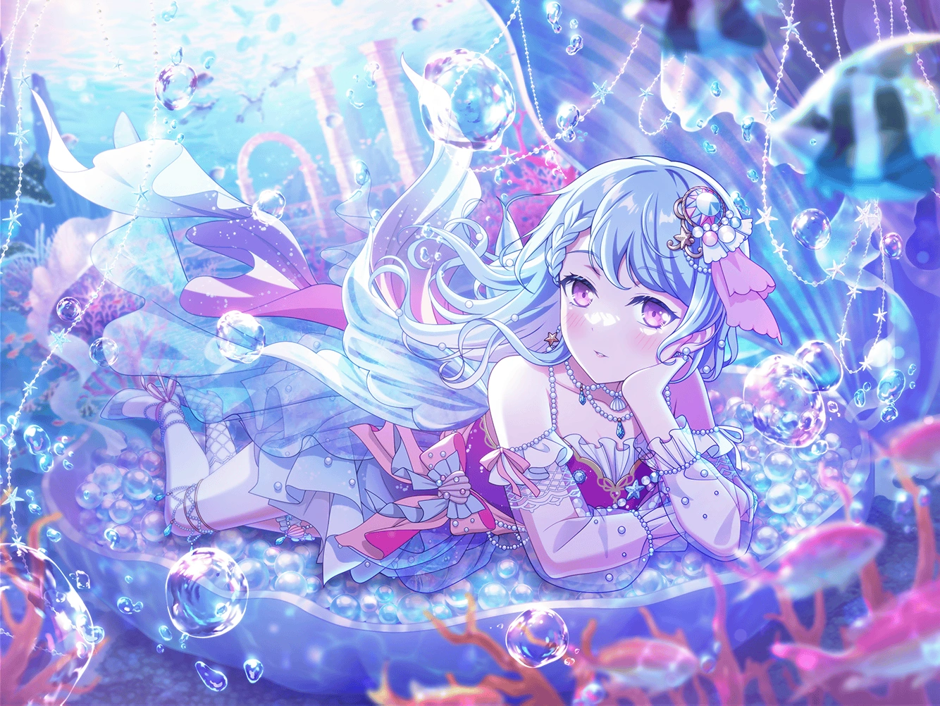 The Princess Riding a Dolphin T