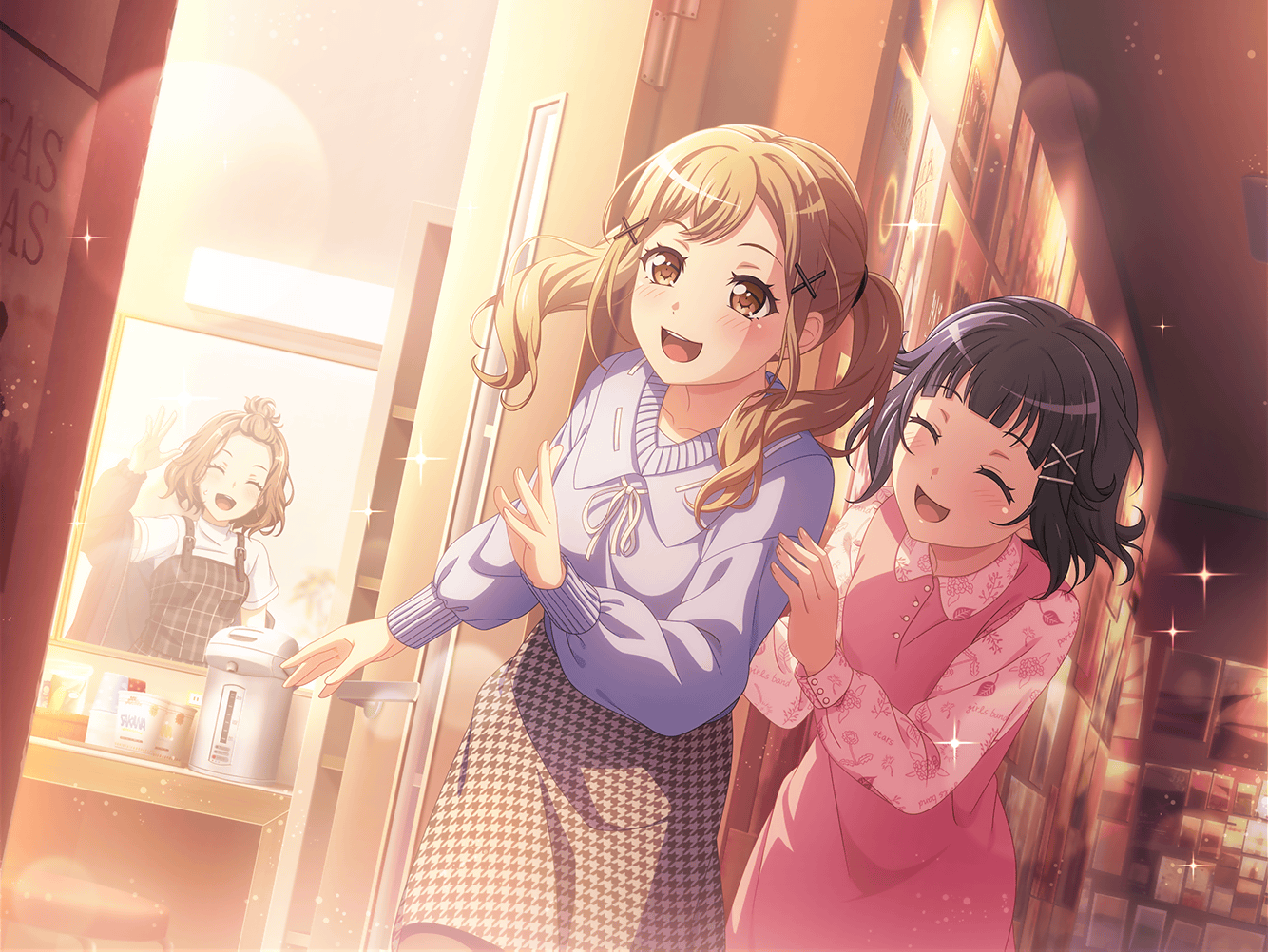 Ариса. Ариса Ичигая бандори. Arisa Ichigaya and Tae Hanazono. Arisa and Eve Bang Dream.