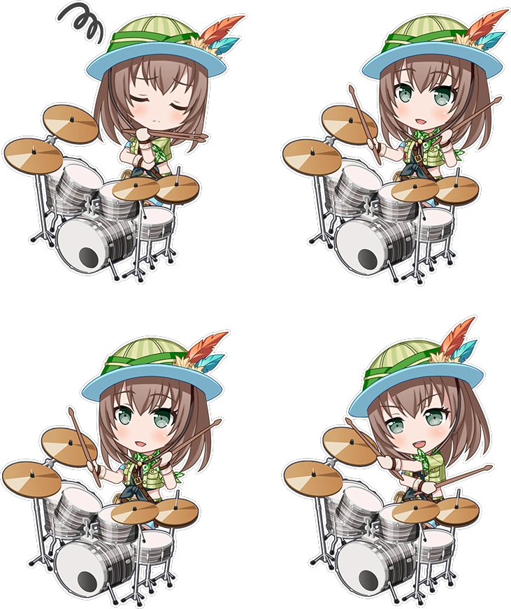 Serious Survivor chibi