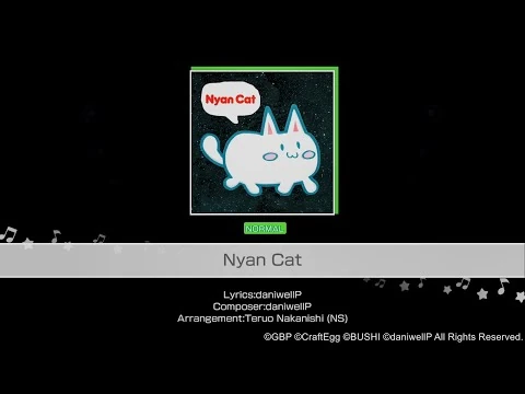 🎸BanG_Dream!_Girls_Band_Party!_X_Nyan_Cat_Collaboration🐈_-_"Nyan_Cat"_Gameplay_(Normal)