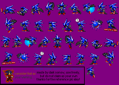 Shadow vs Neo Metal Sonic (Sprite Animation)