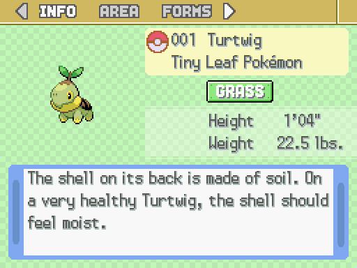 Turtwig - #387 -  Pokédex