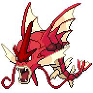 FlameCheese on X: Theme: Sea Dragon. 32x32 Gyarados