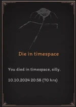 Die in timespace