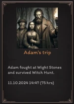 Adams trip