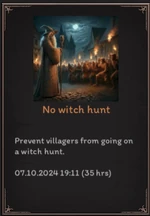 No witch hunt