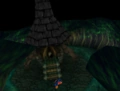 Mumbo's einziger Verwandlungsort außerhalb eines Levels