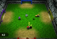 A kickball tournament game.