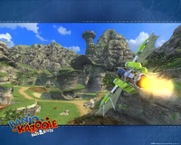 WallpaperN&B2.jpg (387 KB) Banjo flying around Spiral Mountain.