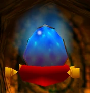 The Blue Egg before Gruntilda's final battle in Banjo-Kazooie