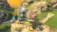 Dingpot in Gruntilda's broomstick (Spiral Mountain Showdown Vehicle)