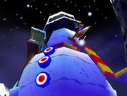 The huge snowman