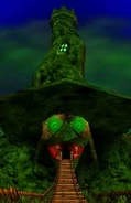 Front of Grunty's Lair in Banjo-Kazooie