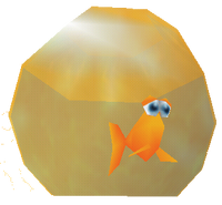 Roysten in his fishbowl in Banjo-Kazooie.