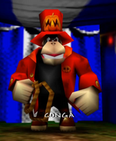 Conga as he appears in the Character Parade in Banjo-Tooie.