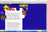 The  website when it was launched in 1998.