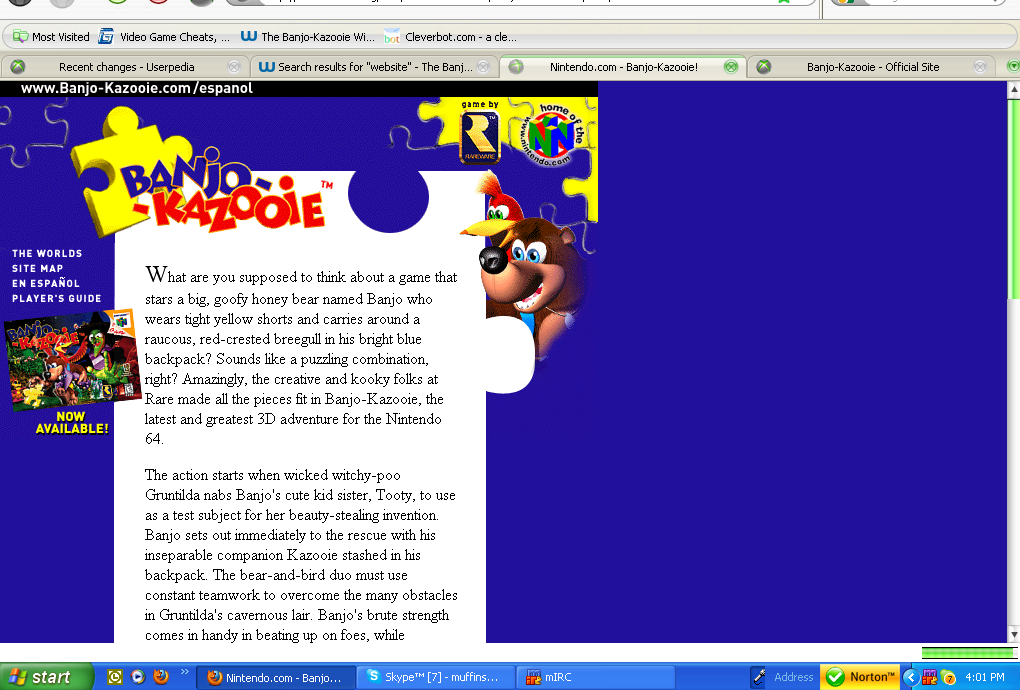 banjo kazooie – Site dedicated to banjo kazooie