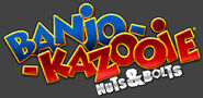 Banjo-Kazooie: Nuts & Bolts logo (black).