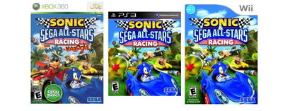 Sonic & Sega All-Stars Racing w/ Banjo-Kazooie Xbox 360 Video Game