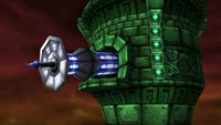 The tower, with the B.O.B. out.