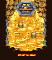 Honey B. in her hive in Grunty's Revenge.